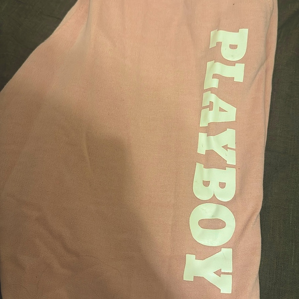 Playboy X misguided Pink sweatpants